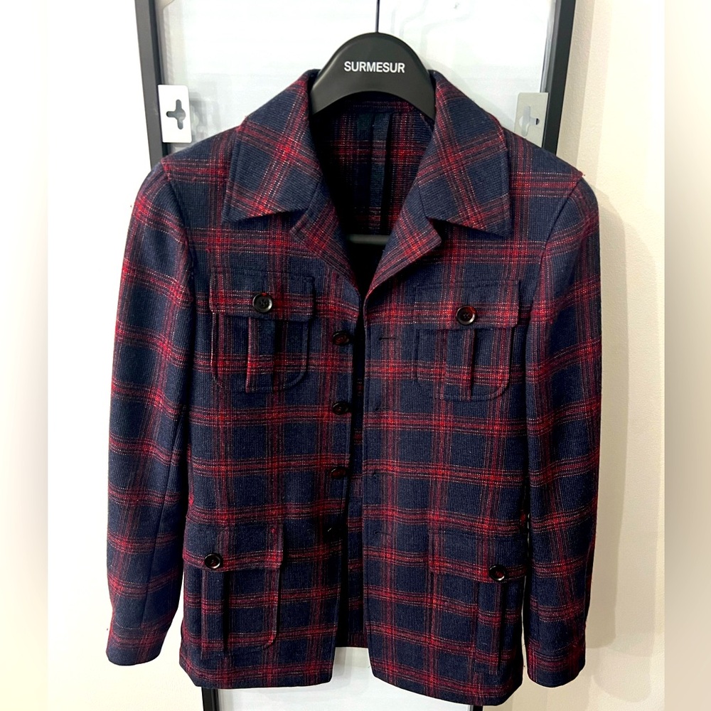 100% Lambswool Safari Jacket